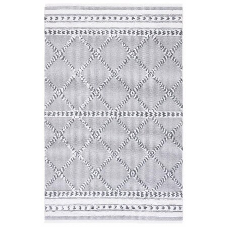 Safavieh 8 x 10 ft. Augustine 700 Power Loomed Rectangle Area Rug Grey & Ivory AGT714F-8